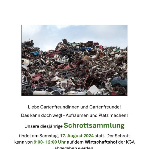 Schrottsammlung