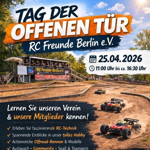 Einladung zum Tag der offenen T&uuml;r beim RC Freunde Berlin e.V.