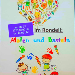 Malen und Basteln am Rondell
