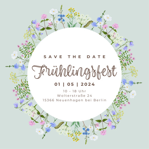 Gärtnerei Wildblüten - Eröffnungsfeier und Frühlingsfest